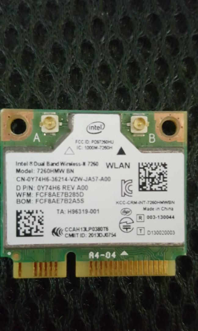 Intel Dual Band Wireless N 7260 Electronics Computer Parts Accessories On Carousell