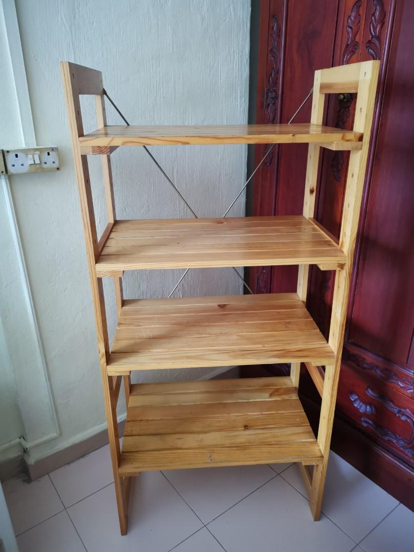 Wooden Multi Tier shelf, Furniture & Home Living, Furniture, Shelves