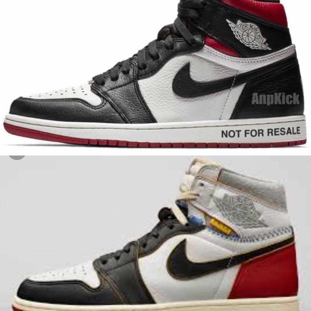 aj 1 not for resale