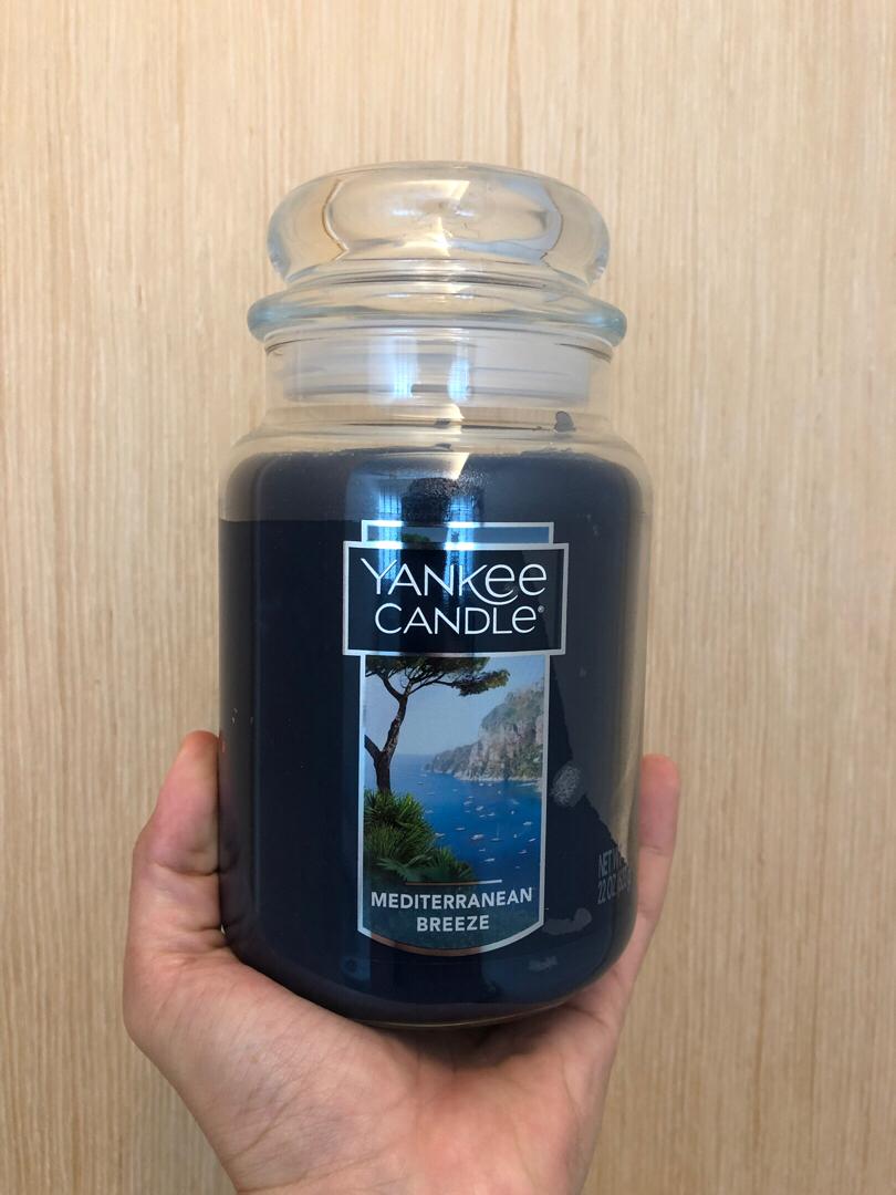 Yankee Candle Mediterranean Breeze Large 628g, Furniture ...