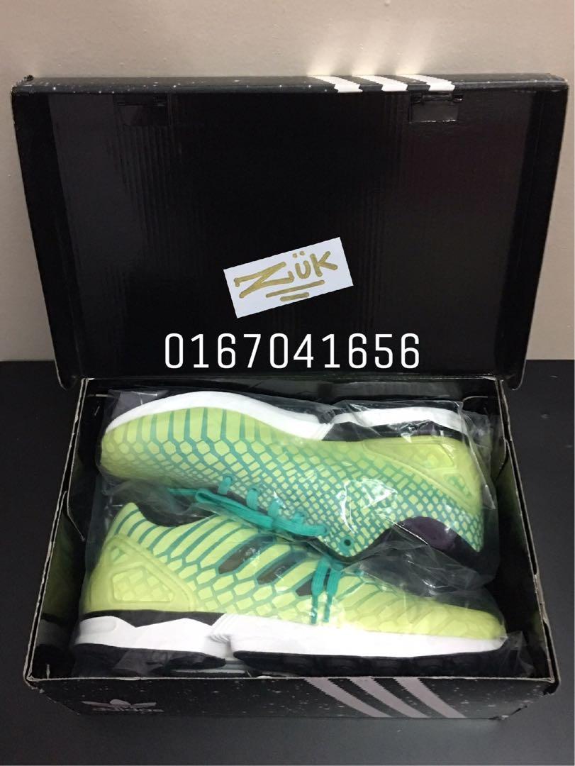 ZX FLUX XENO GLOW IN DARK Men s Fashion Footwear Sneakers on