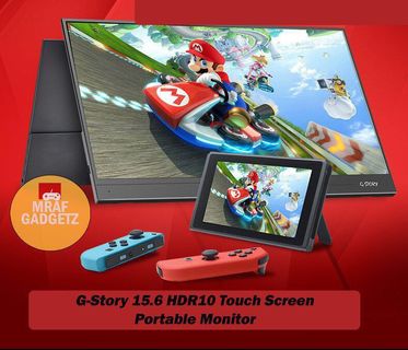NEW] G-Story 12.9inch HDR10 2K display Portable Monitor for PS4 XBOX SWITCH  PC, Computers & Tech, Parts & Accessories, Monitor Screens on Carousell