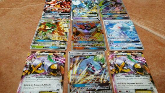 GX and EX Pokémon cards