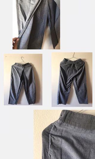 Grey basic pants