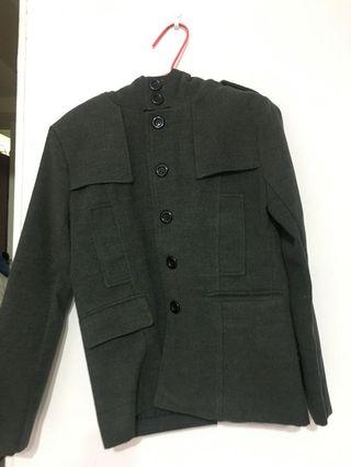 排扣 大衣 外套