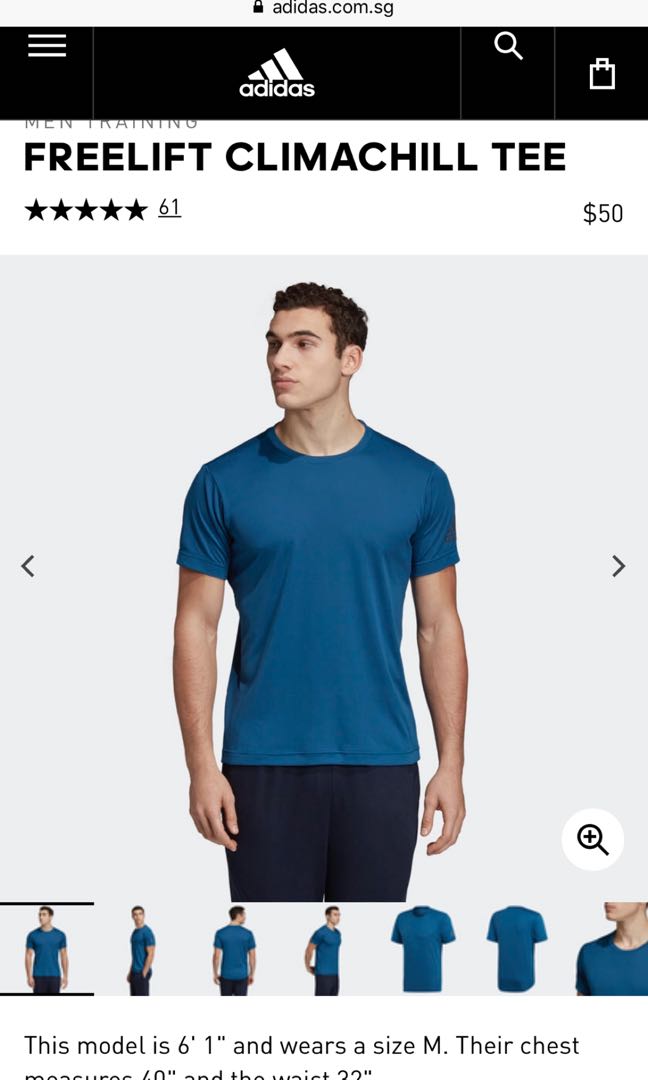 adidas freelift climachill tee