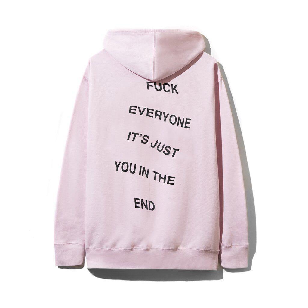 anti social social club pink hoodie real