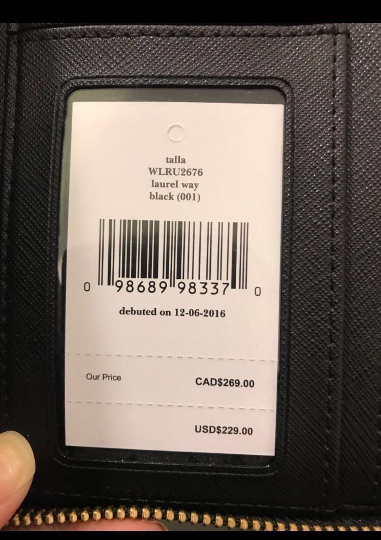 Authentic Kate Spade Travel Wallet (Category: Wallets & Card holders) located in Pasig City. Submitted by simplyvers (Listing ID 201097018, Image 3). Description: Pls feel free to message me should you have questions. Shipping c/o buyer Bought in New York (almost 11k) Thanks.