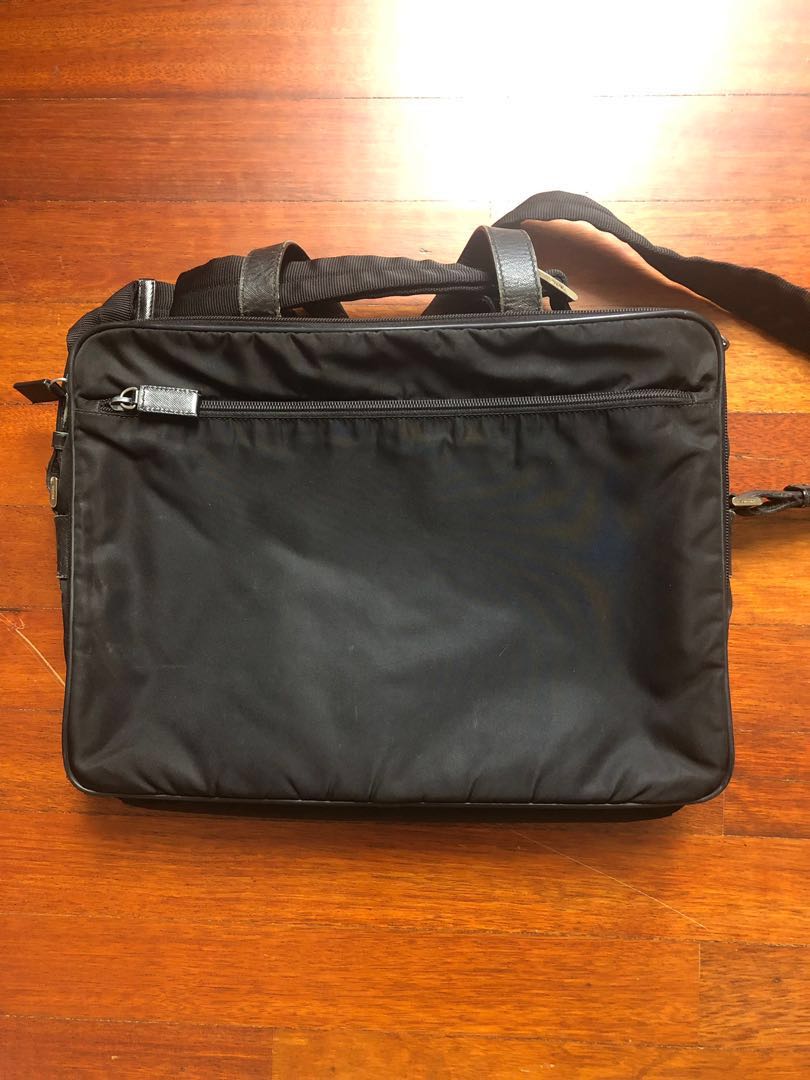 Authentic Prada Nylon Briefcase, Men's Fashion, Bags, Briefcases on