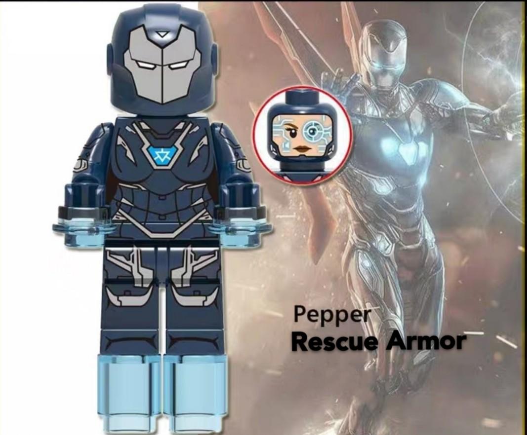 lego pepper potts rescue armor