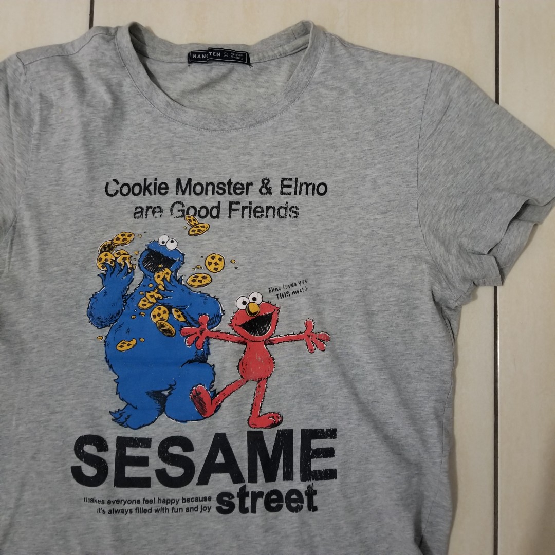Baju Sesame Street Size L Jdndnd Men S Fashion Men S Clothes