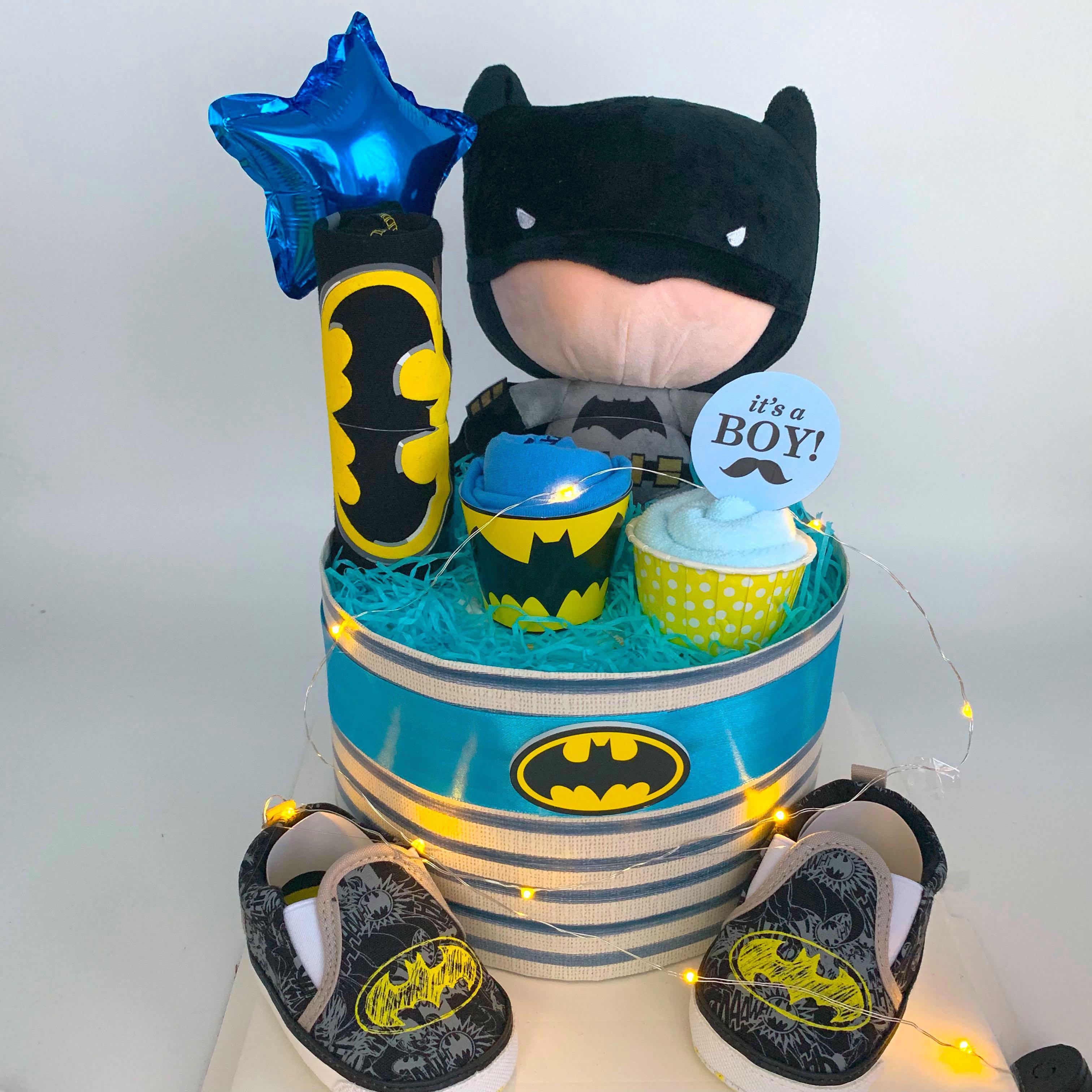batman diaper cake