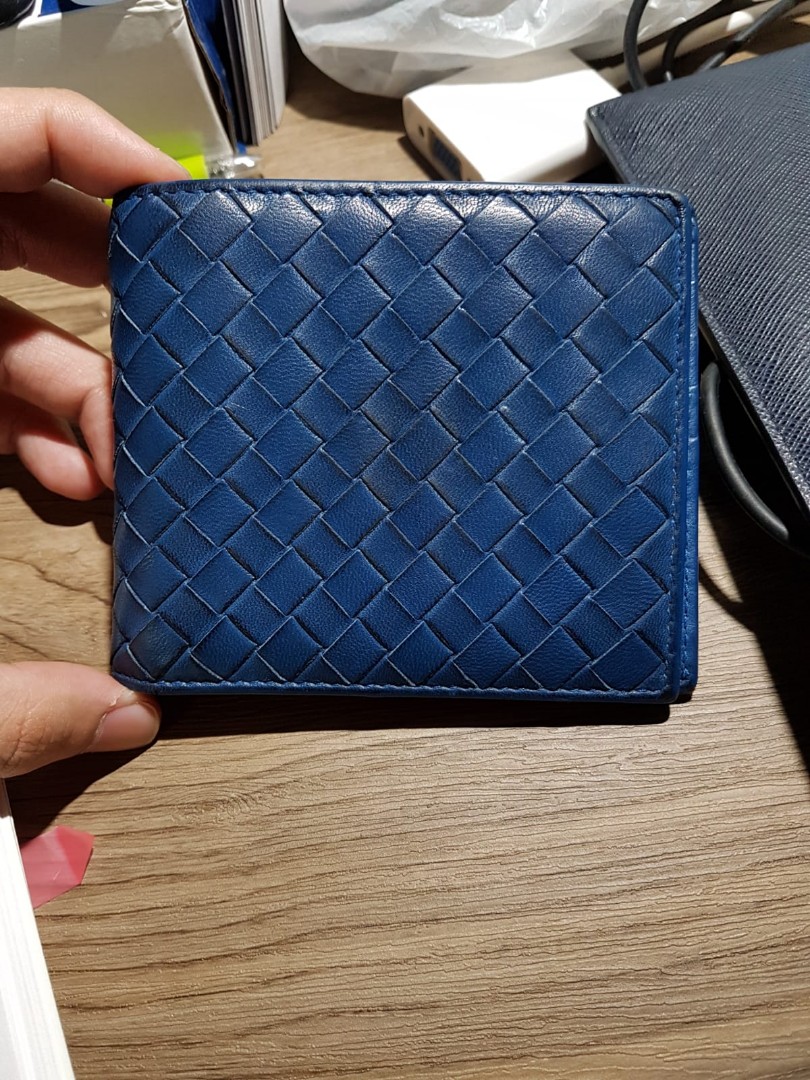 Bottega wallet blue outlet