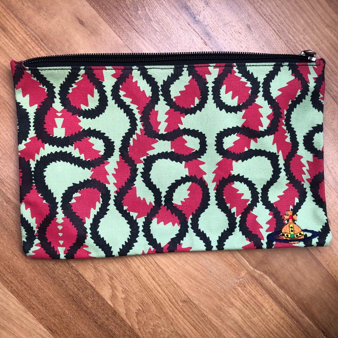 Vivienne Westwood graphic clutch laptop ipad case