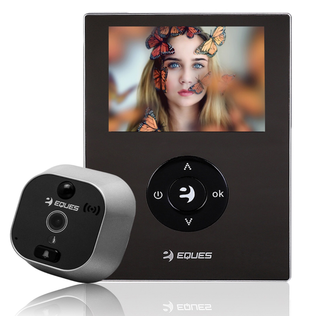 !BRAND NEW! Eques VIEU Mini Smart Wifi Doorbell (Premium Black), Photography, Cameras, Digital