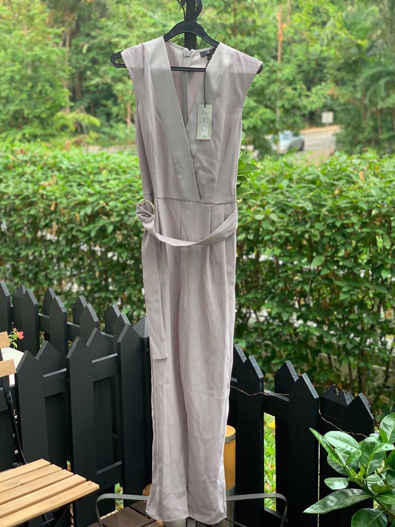 Brand New Grey Jumpsuit River Island Tags on