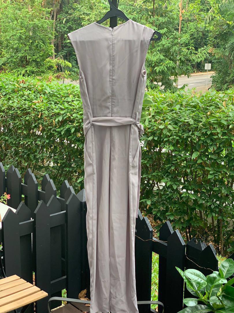 Grey jumpsuit 2025 river island