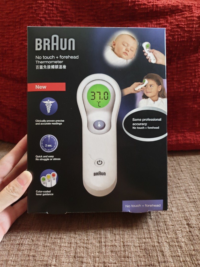 Braun Thermometer Forehead No Touch Warranty Card, Health & Nutrition