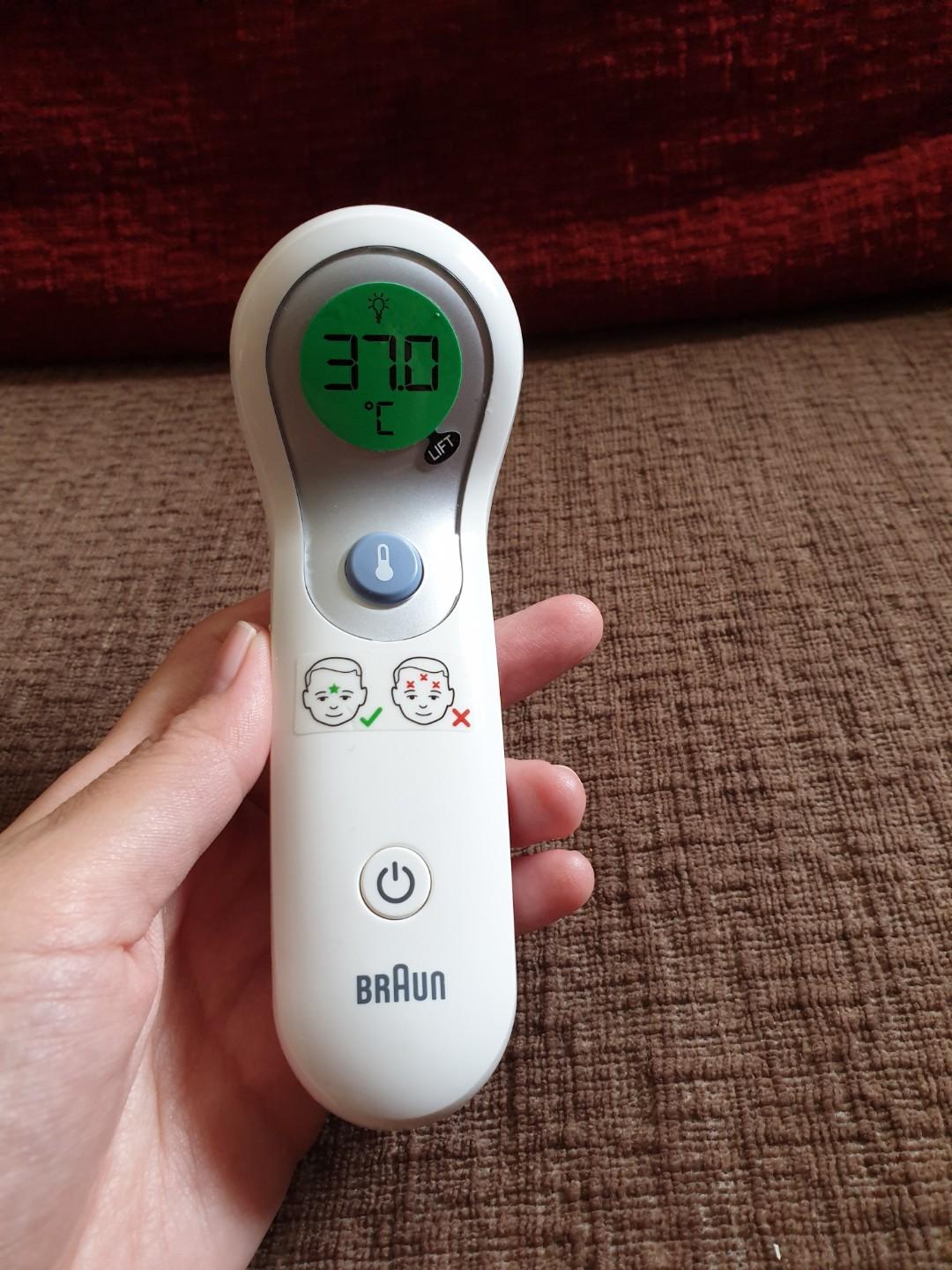 Braun Thermometer Forehead No Touch Warranty Card, Health & Nutrition