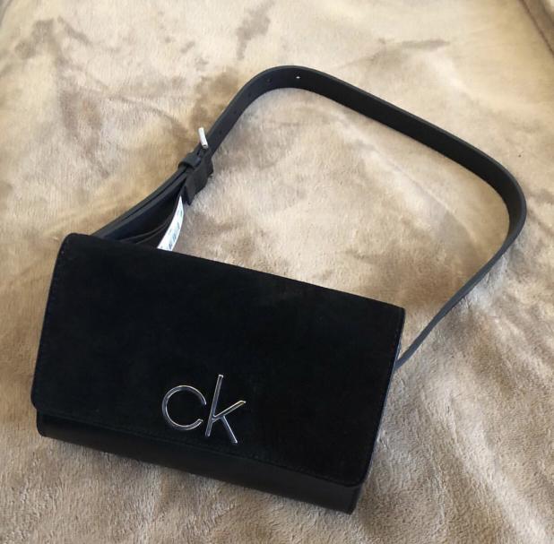 Calvin Klein Suede & Leather Belt Bag, Women's Fashion, Bags & Wallets,  Cross-body Bags on Carousell