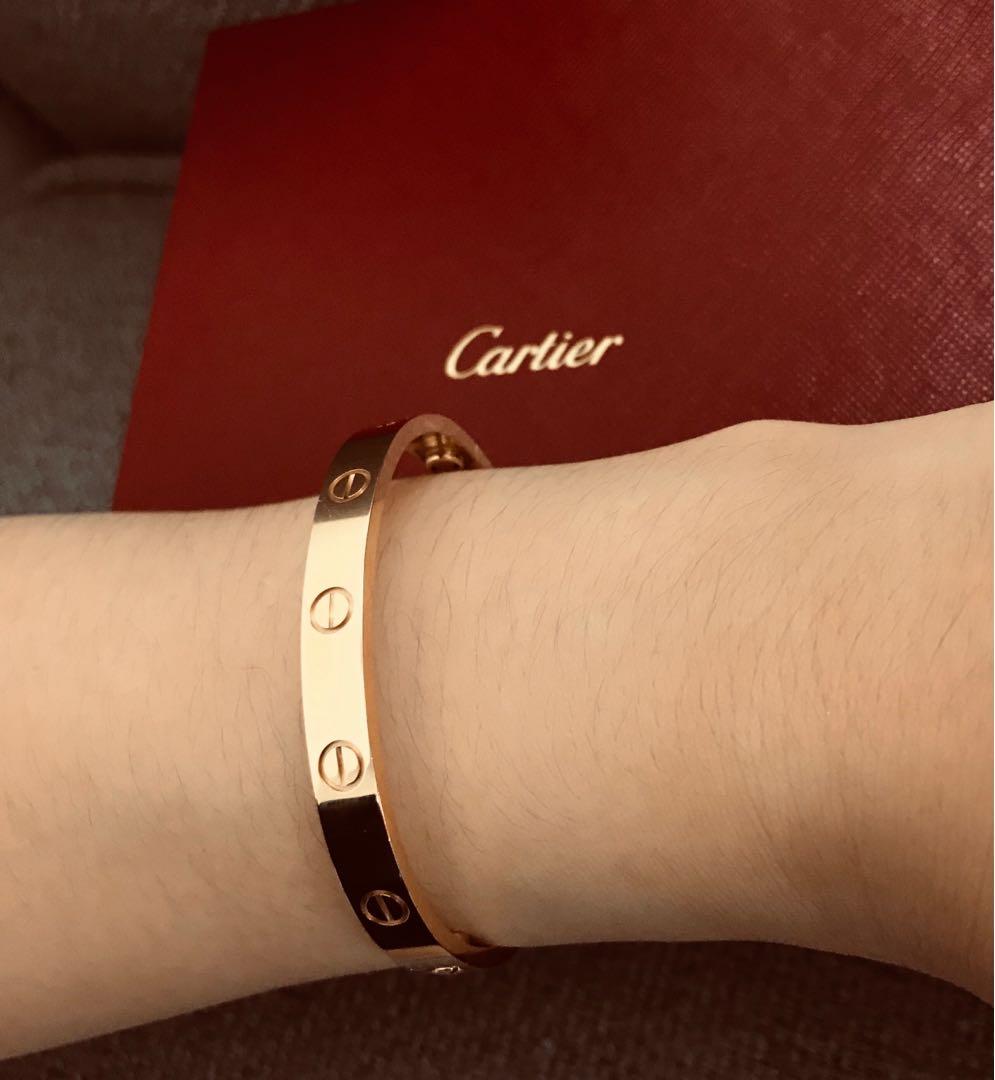 Cartier Love Bracelet 16cm Rose-gold 