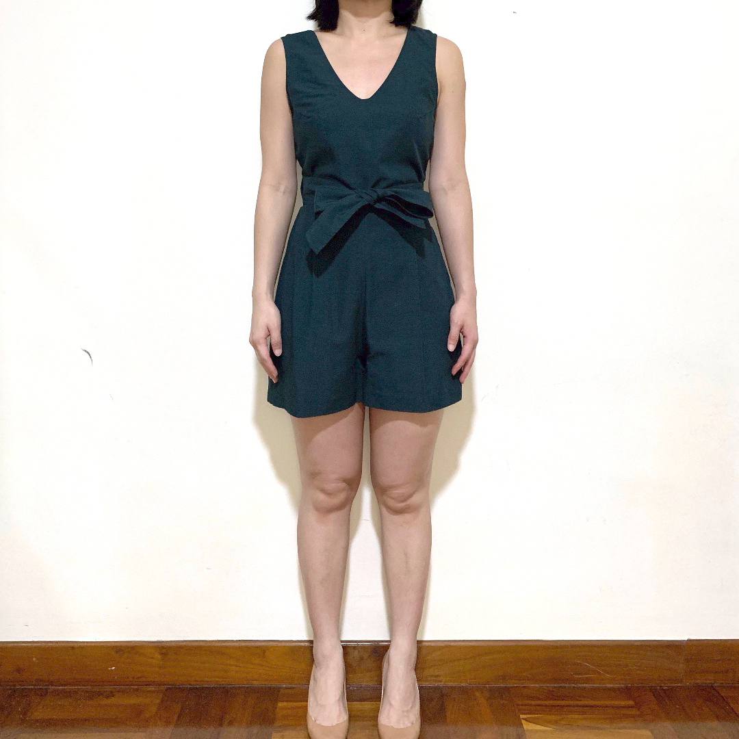 Club Monaco Palm Green Madria Romper Women s Fashion Dresses