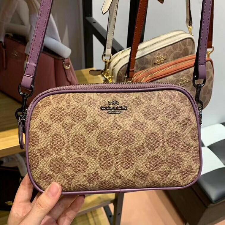 Coach sadie crossbody in sales signature canvas