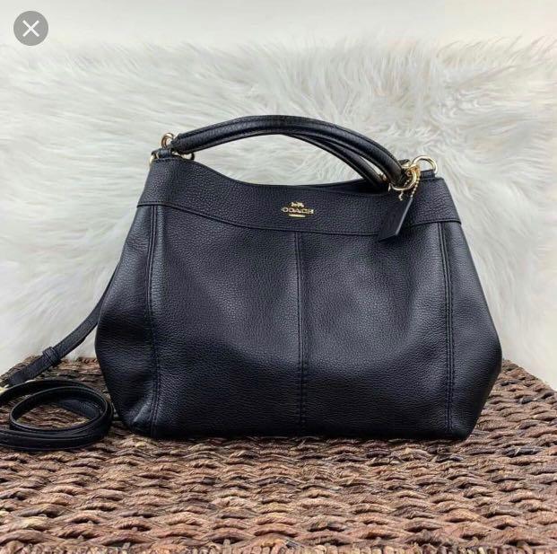 Coach small lexy black hot sale