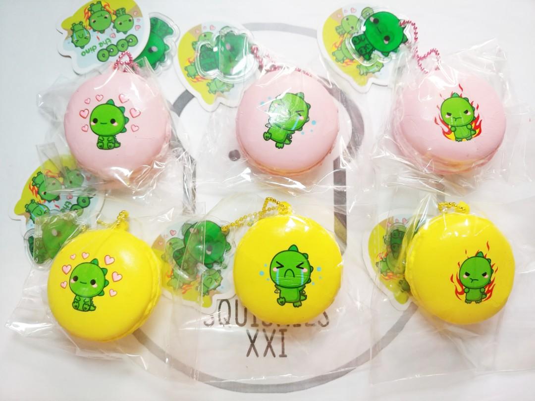 Coco The Dino Macaron Squishy Hobbies Toys Toys Games On Carousell