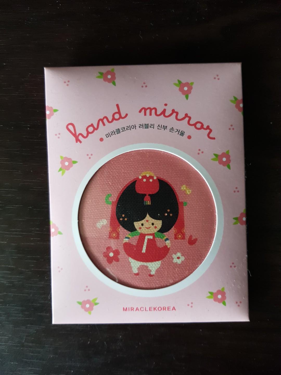 Hand Mirrors from South Korea, Women's Fashion, Jewelry & Organisers