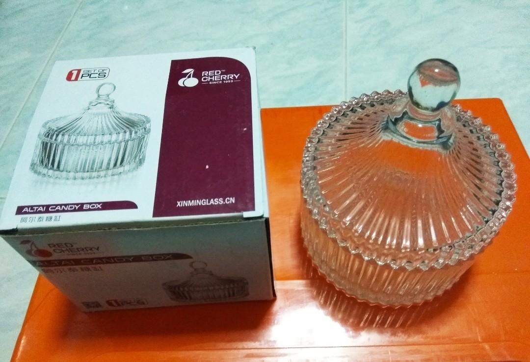 glass candy box