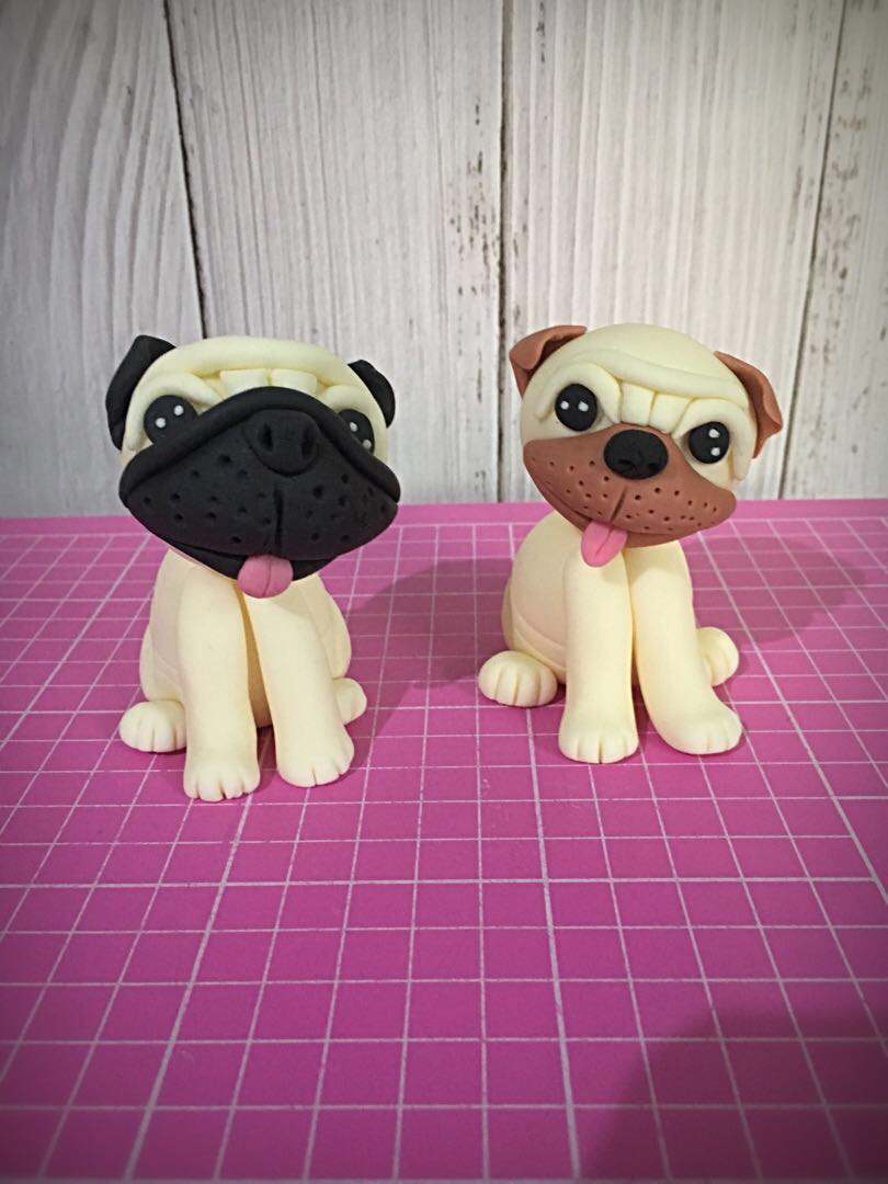 dog fondant topper
