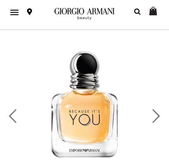 Armani because it's sales you 15ml
