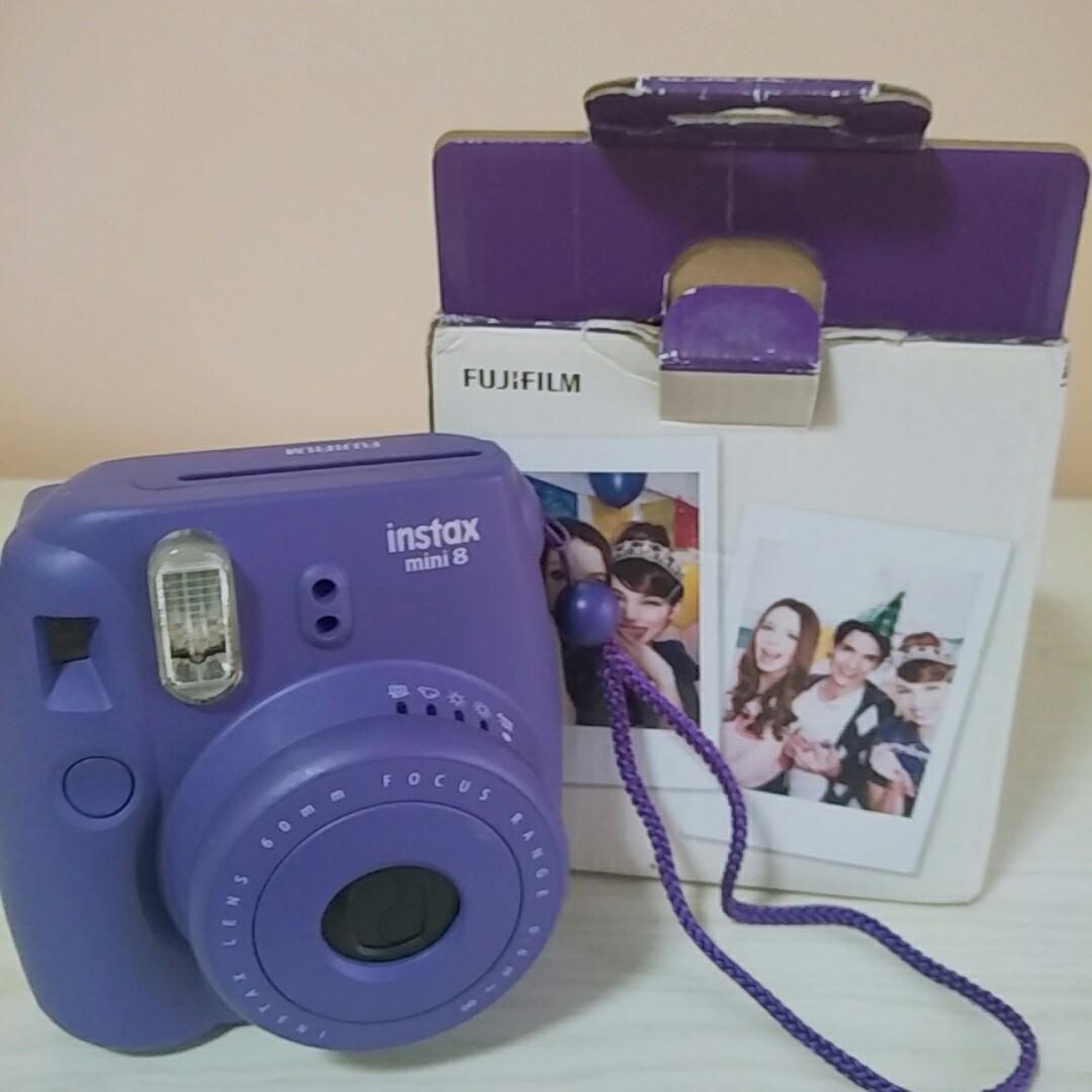 Fujifilm Instax Mini 8 Grape Purple Photography Cameras Others On Carousell