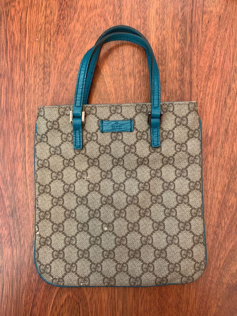 gucci monogram bucket bag