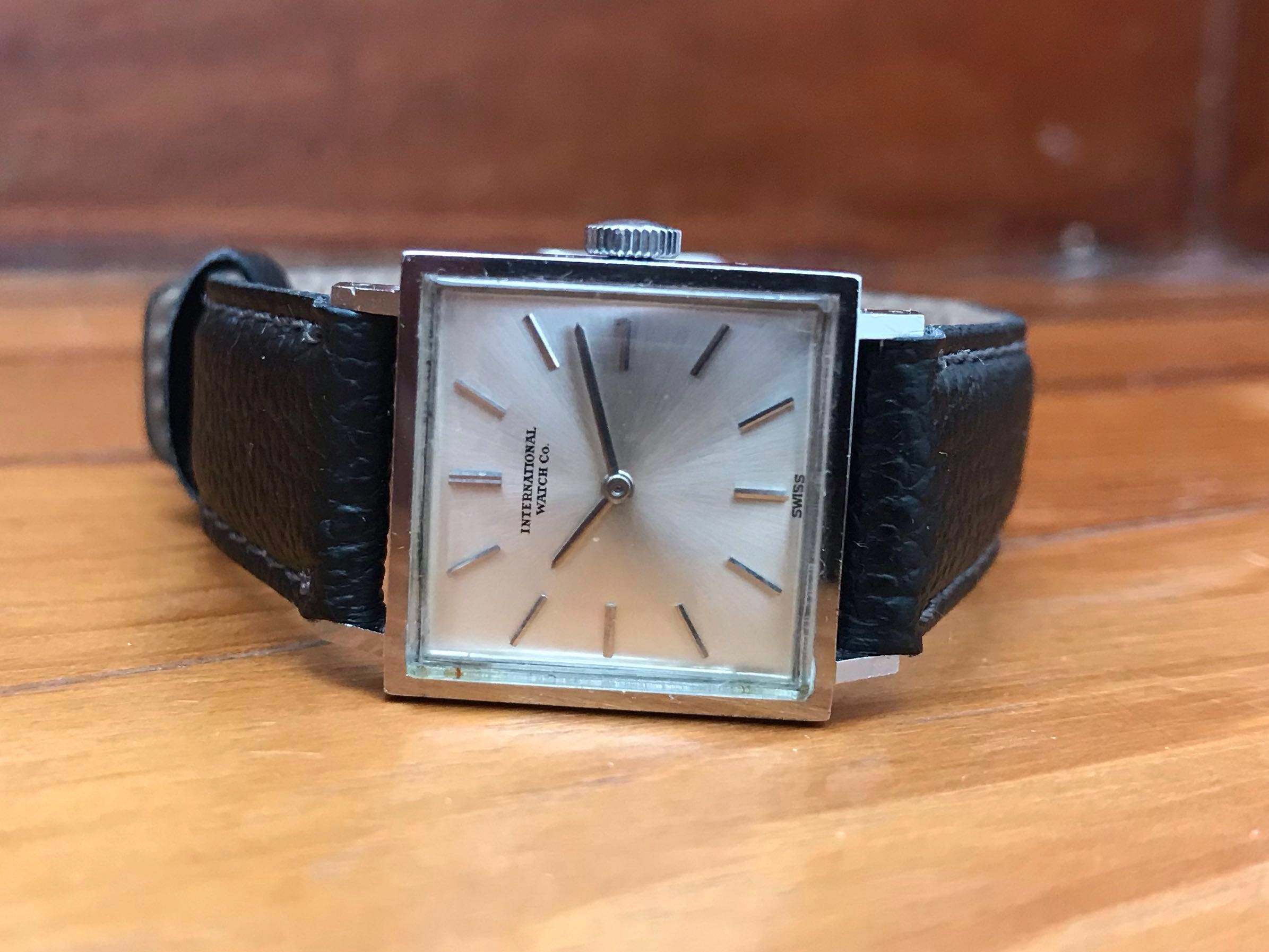 Iwc square cheap watch