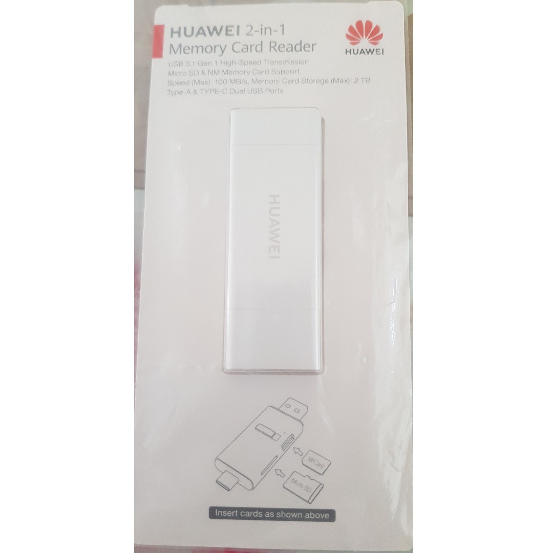 Huawei 2in1 Memory Card Reader, Mobile Phones & Gadgets, EReaders on