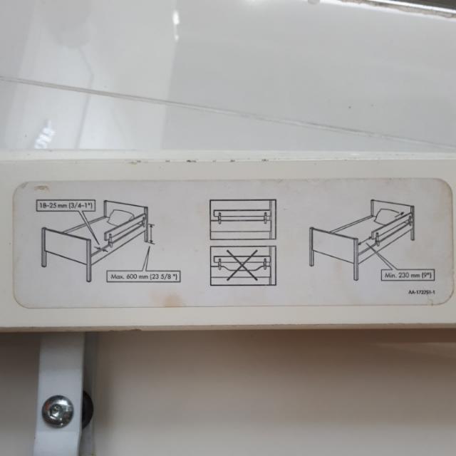 Ikea Bed Rails Bed Guards (One Pair), Babies & Kids, Baby Nursery