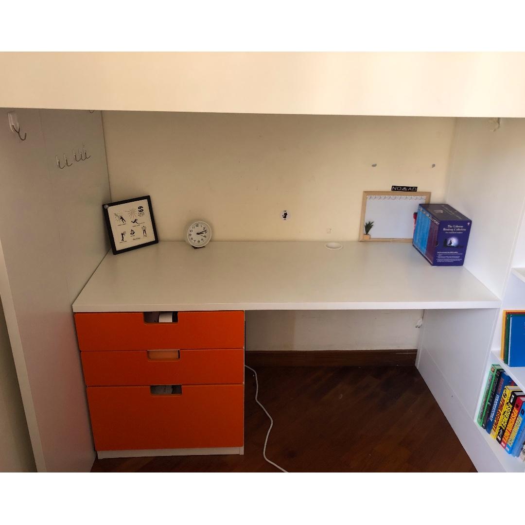 IKEA Stuva children's loft bed combo w. 4 drawers and 2 doors, Babies