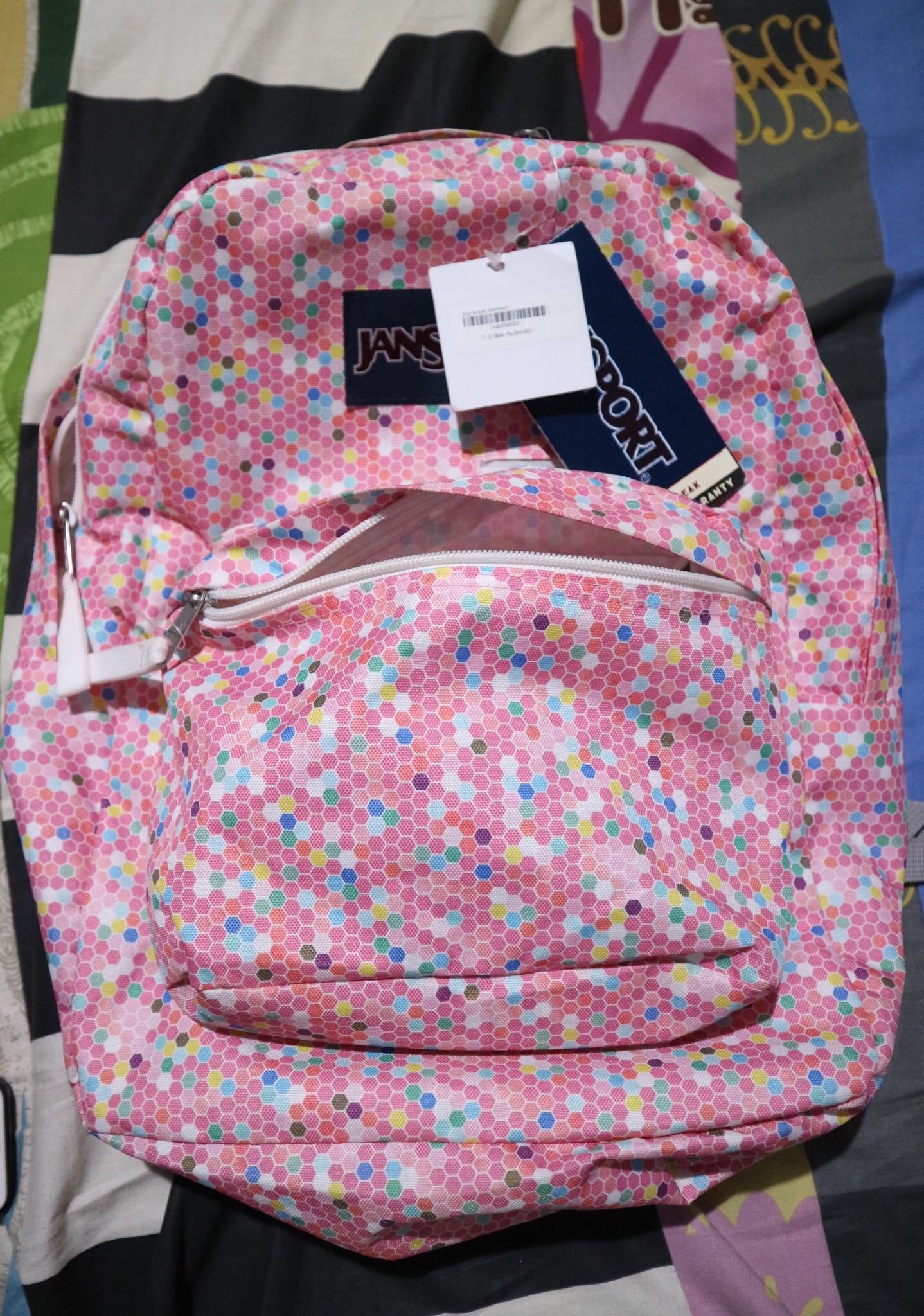 Jansport confetti backpack 2025