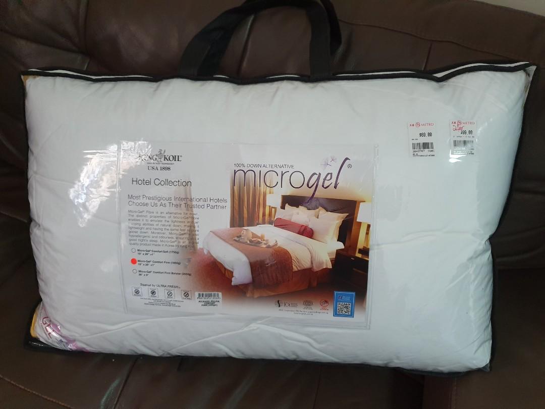 king koil goose down pillow hotel collection