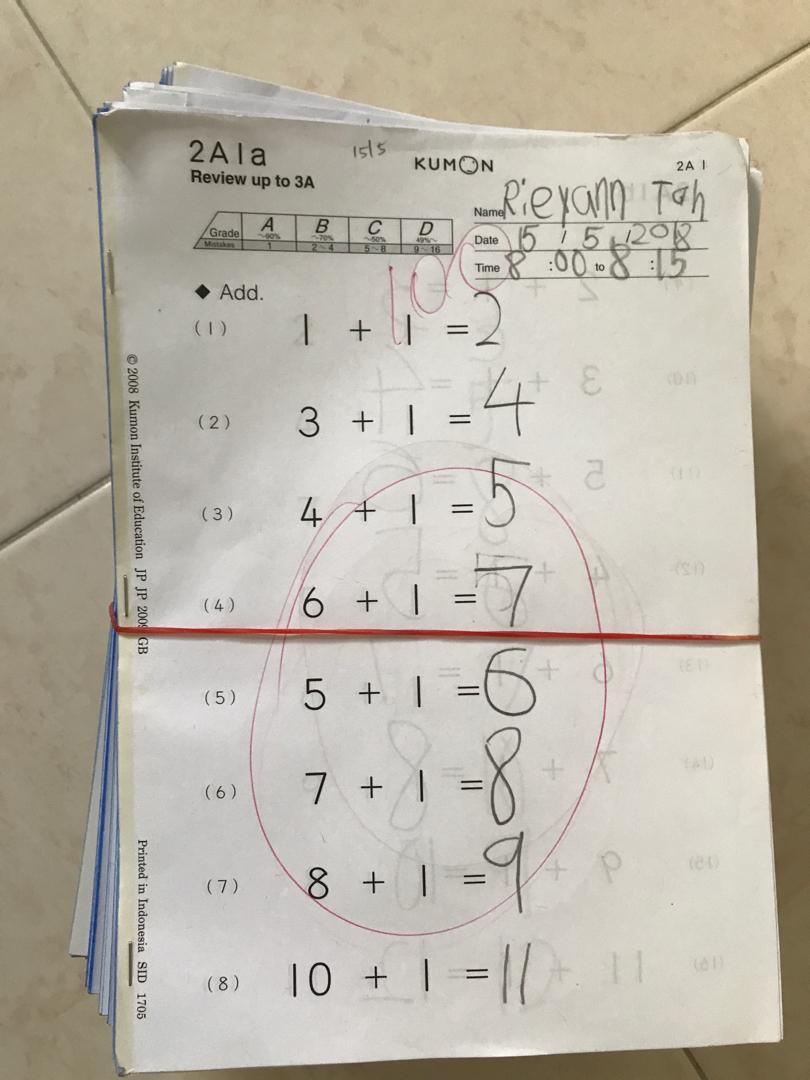 Kumon Maths worksheets, Hobbies & Toys, Books & Magazines ...