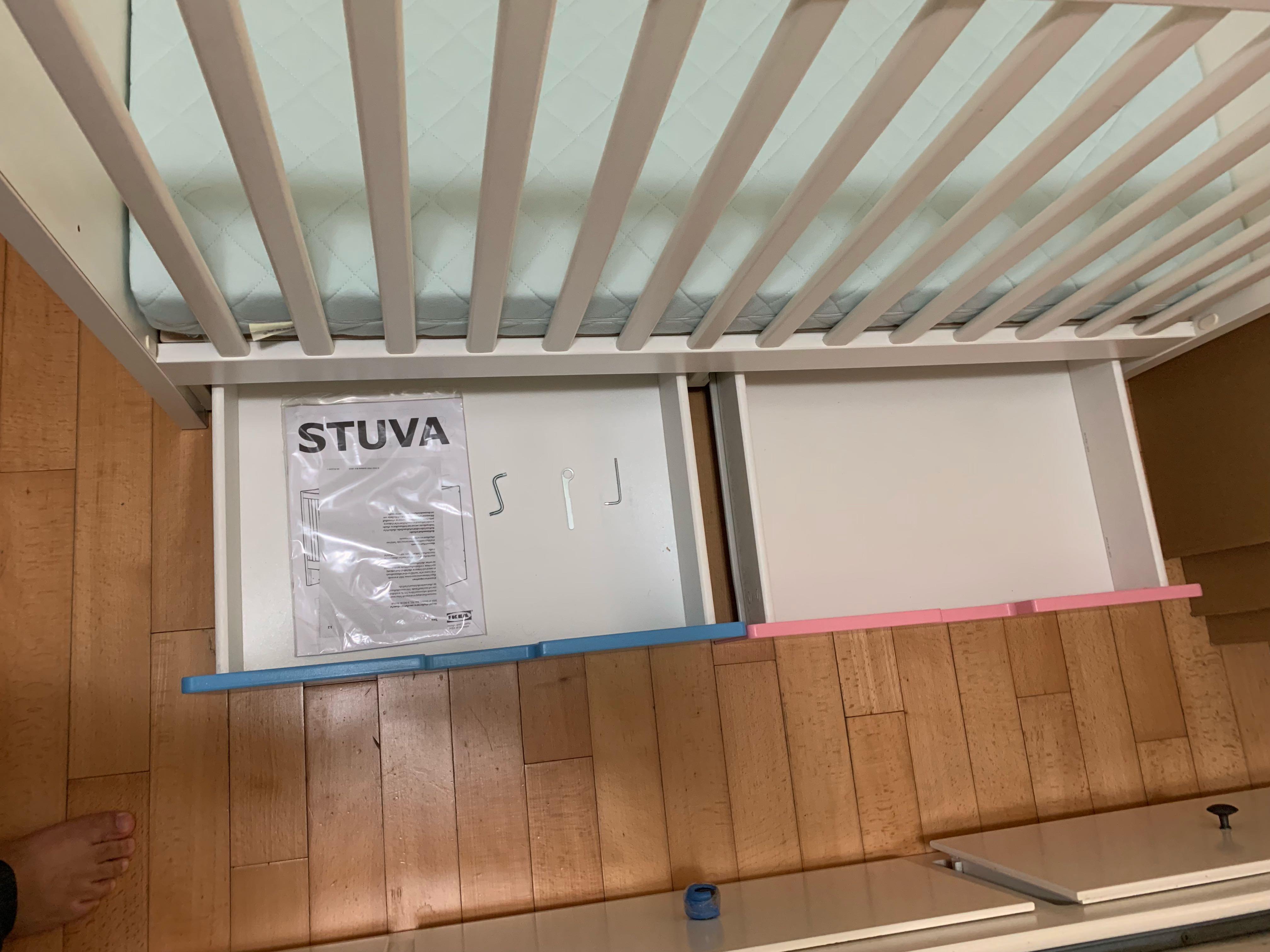 cot with drawers