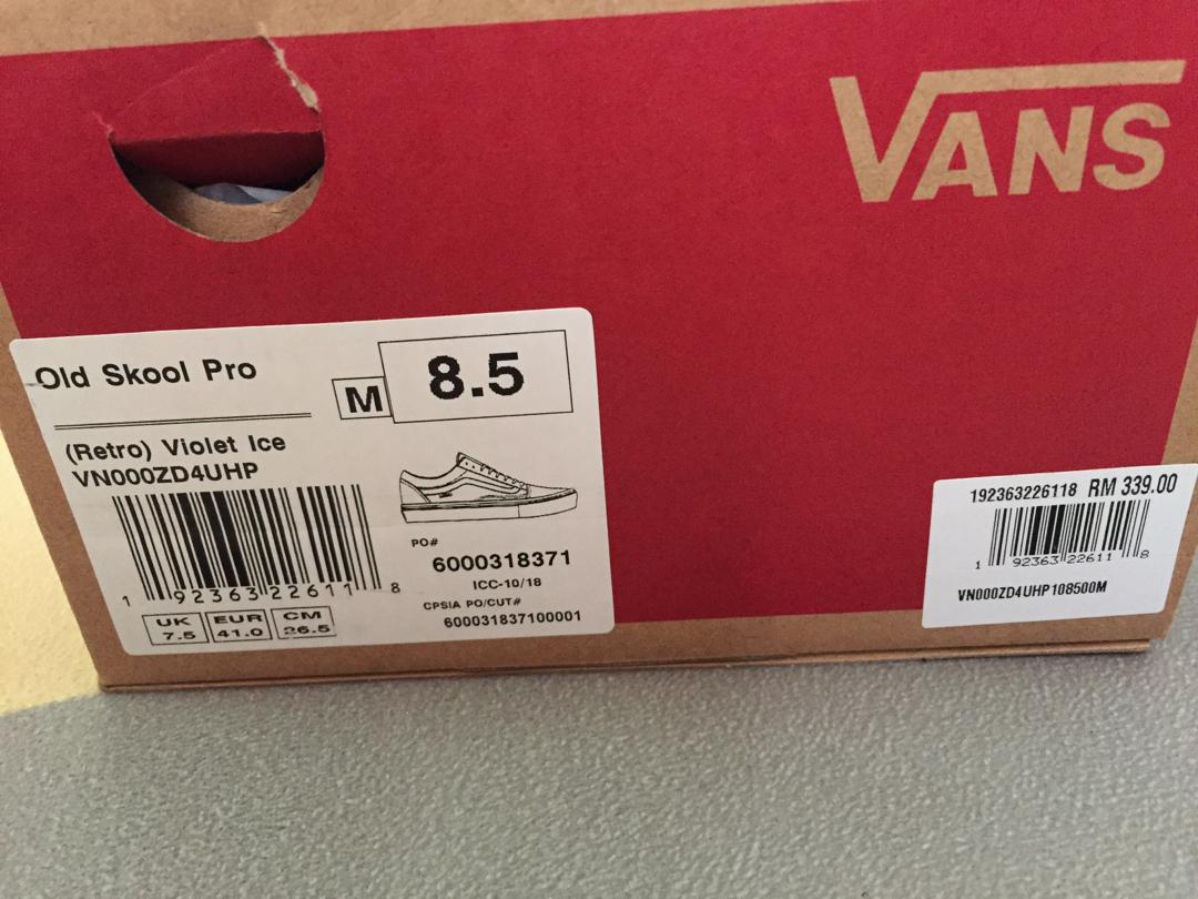 Limited Edition Vans Old Skool Pro Retro New with box