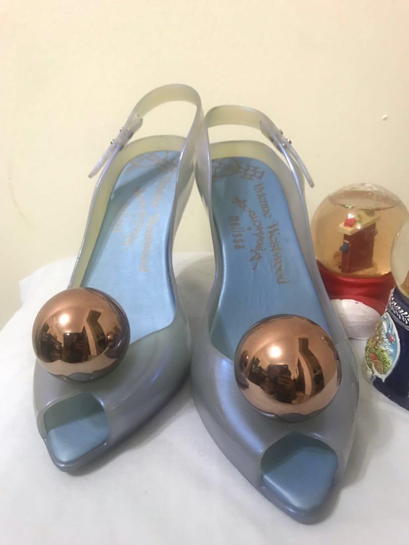 Melissa Women S Blue Lady Dragon Ball Heels Shoe On Carousell