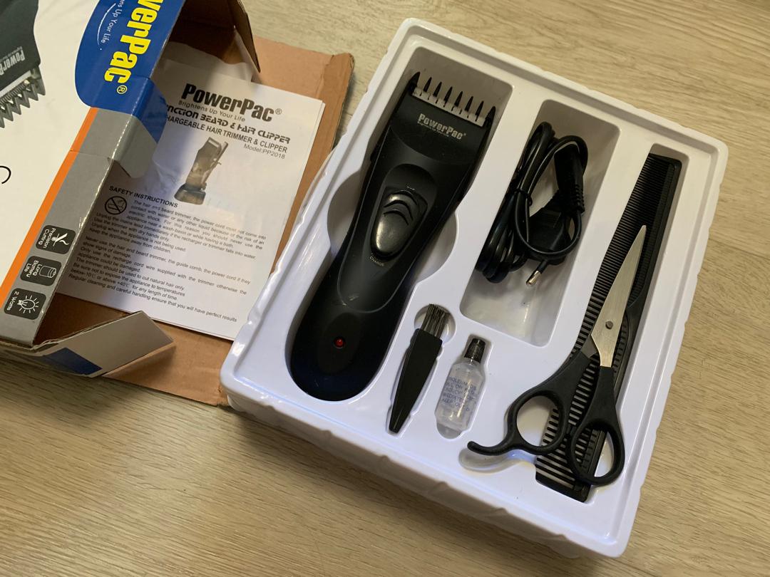 powerpac cordless hair cutter