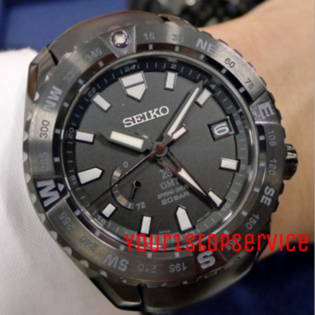 New Seiko Prospex Land Master LX SBDB023/SNR027 (Black Edition) & SBDB029/ SNR025 Spring Drive GMT Diver, Mobile Phones & Gadgets, Wearables & Smart  Watches on Carousell