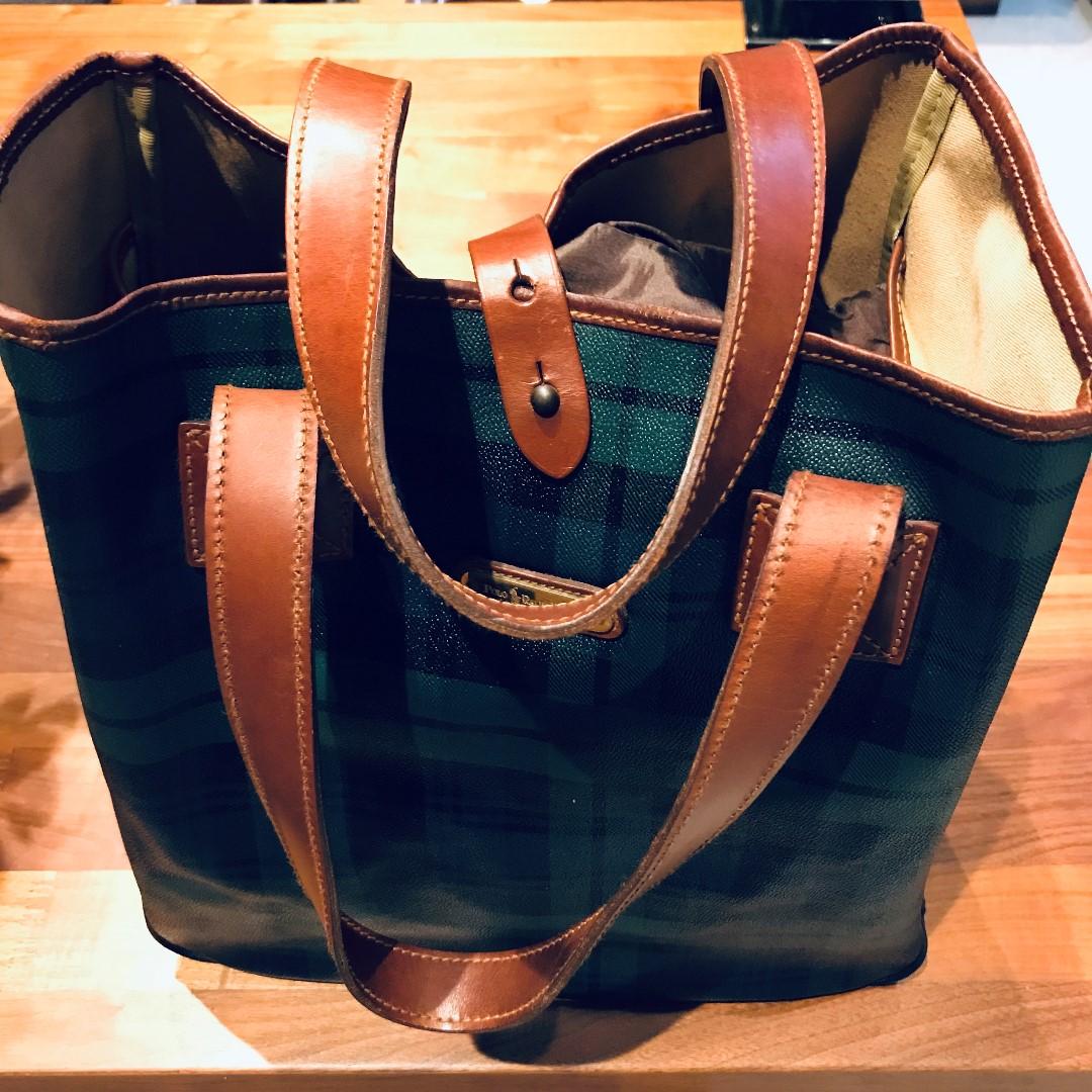 Polo Ralph Lauren Designer Hand Bag Hard Leather Luxury Bags