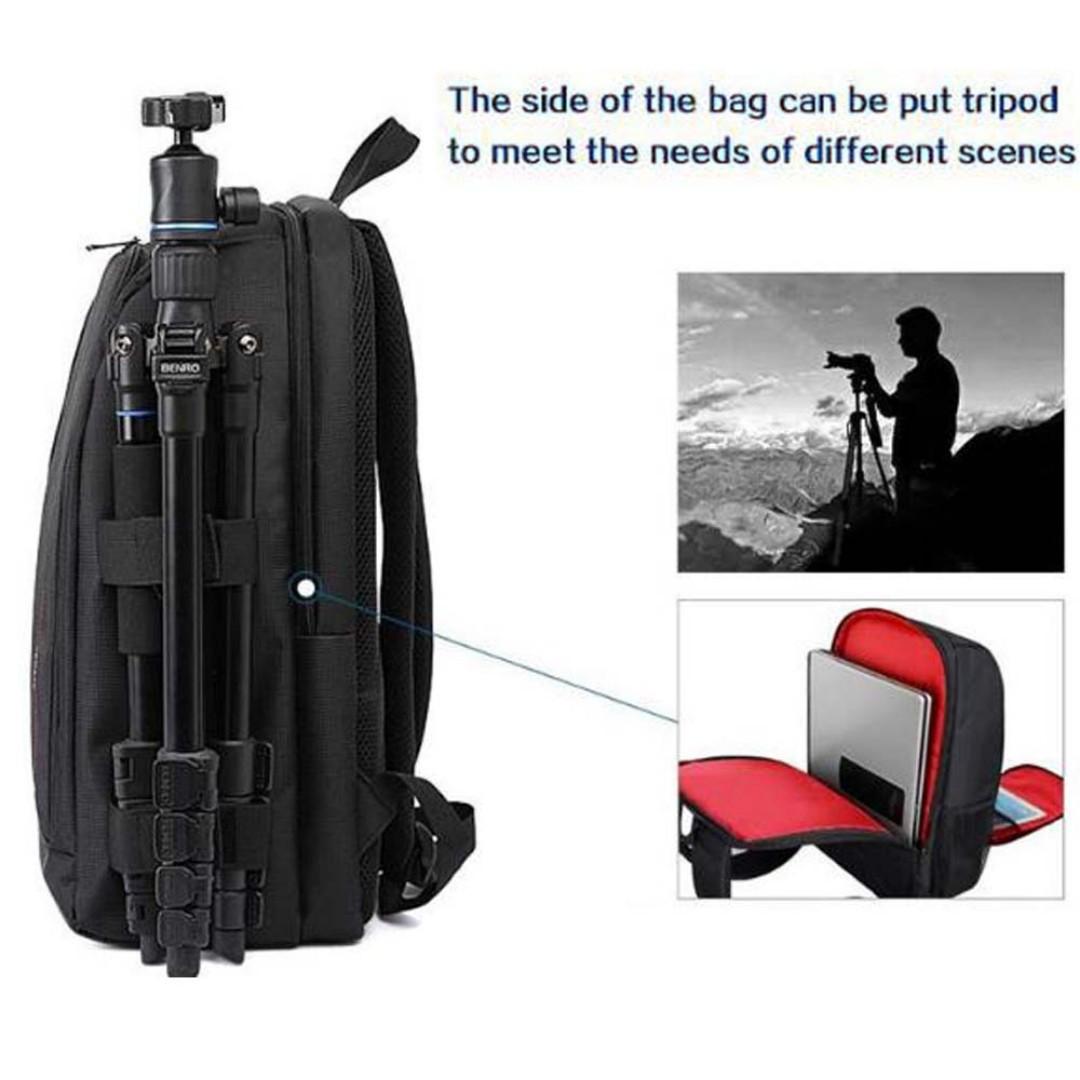 Proocam 8018 Dslr Camera Laptop backpack 15.6 17 inch Antitheft Camera