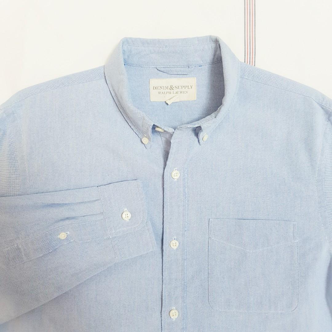 Ralph Lauren Denim & Supply Long Sleeve Plaid Flannel Button Down Shirt  Size M | eBay